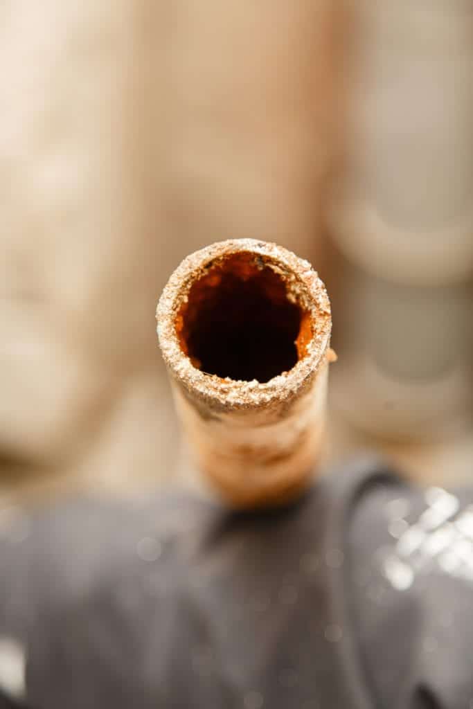 Corrosion can cause sink trap leaking.