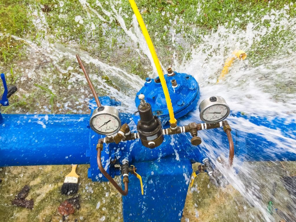 water pressure reducing valve