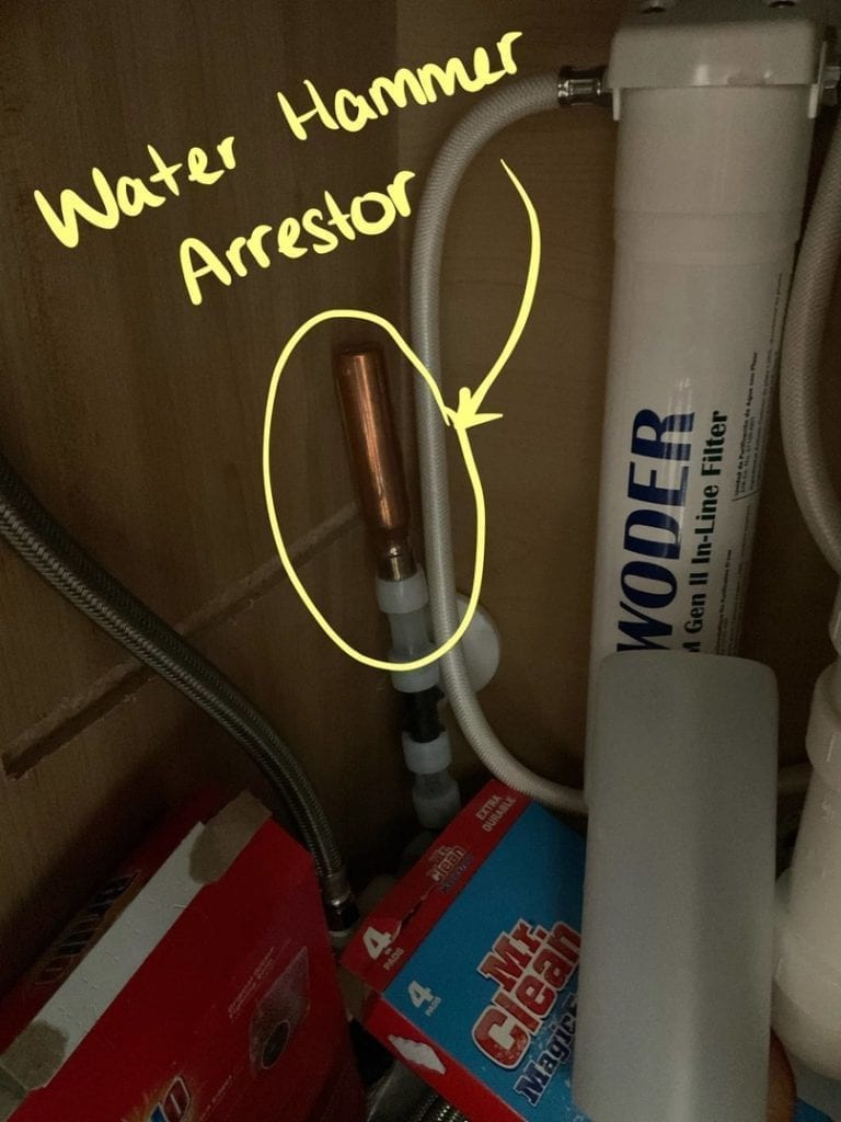 Water hammer arrestor