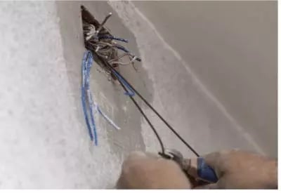 wires in wall
