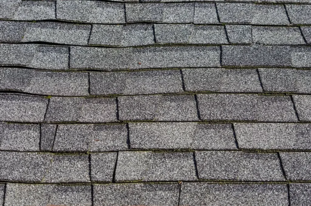 Composite shingles are the most commonly used roofing material.
