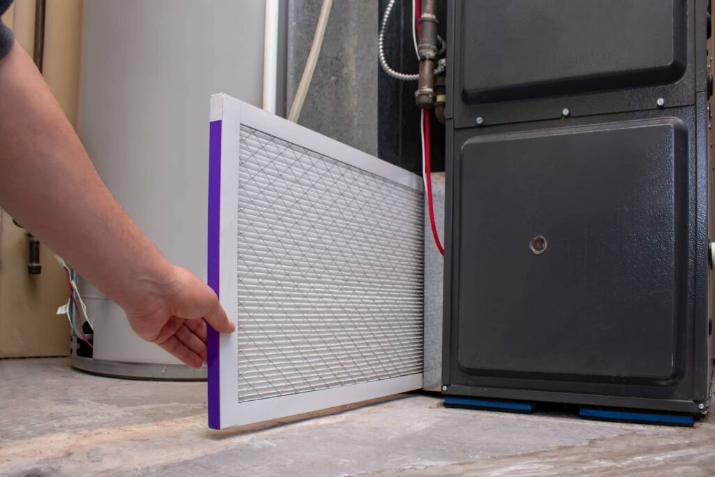 Regular filter replacement can prevent a filter leaking water