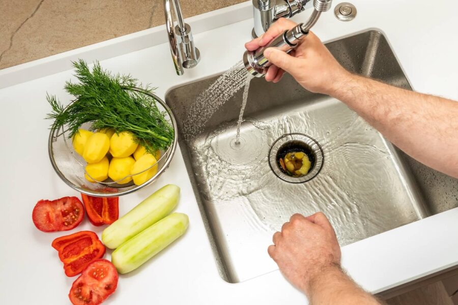 garbage disposal leaking from the bottom