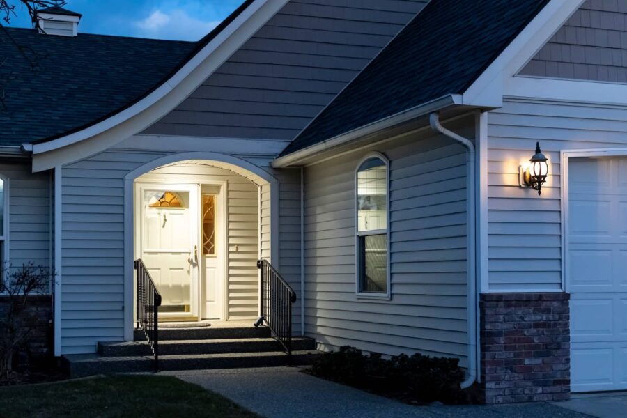 front porch steps and decor for them