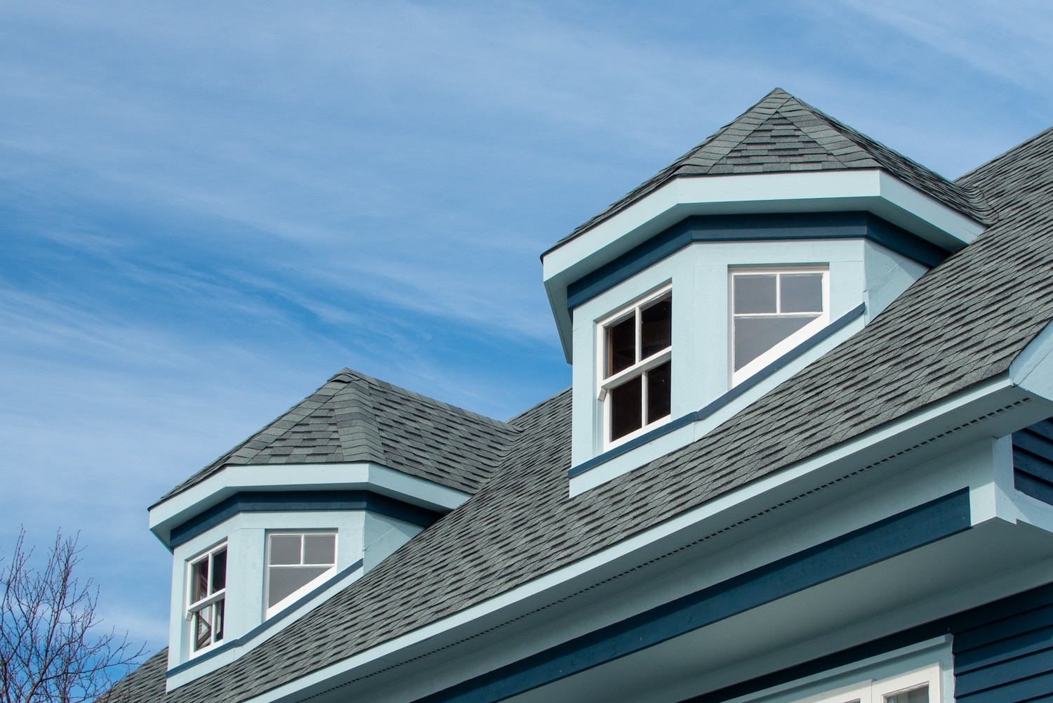 sloped roof