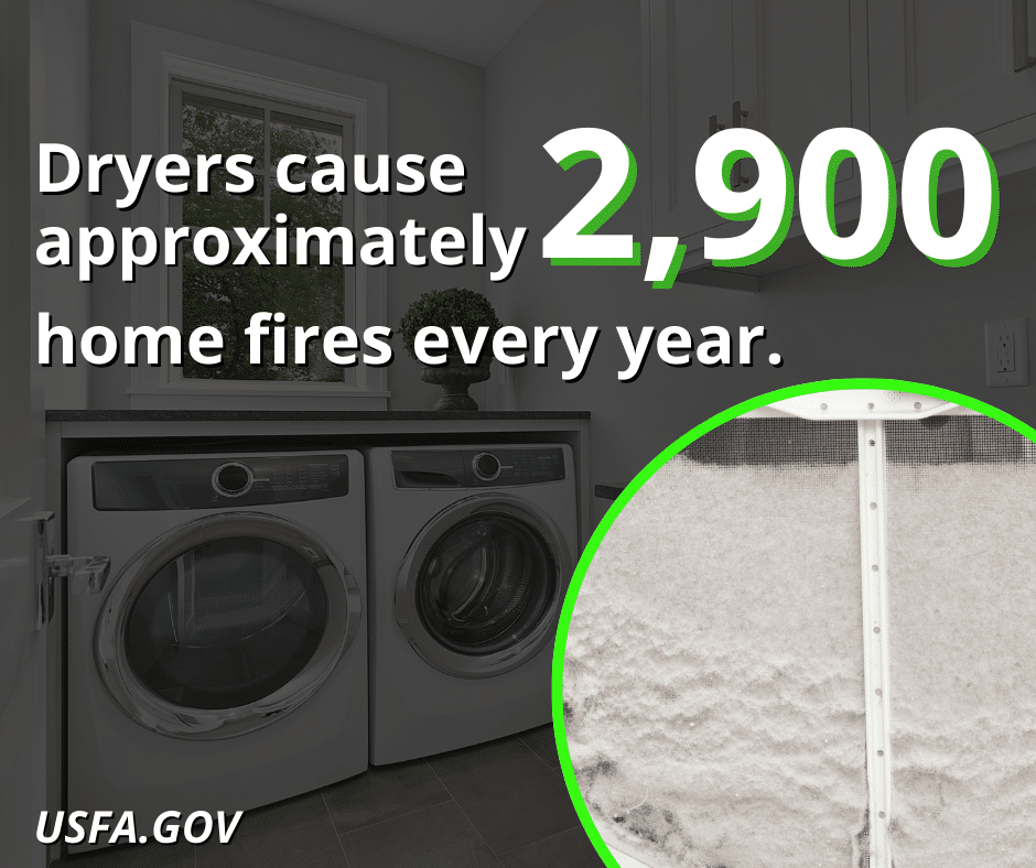 dryer vents home fires statistic